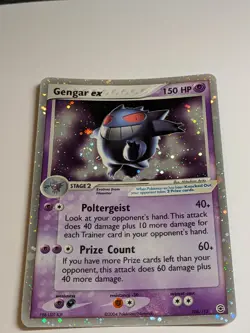 2004 Fire Red Leaf Green Gengar EX Holo Foil Rare 108/112 Pokemon - Image 3