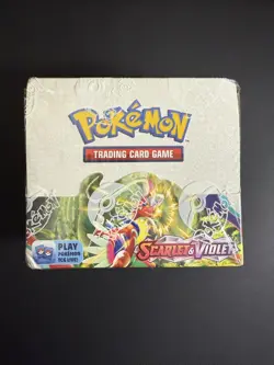 Pokemon TCG Scarlet and Violet Base Set Booster Box 36 Packs, New Sealed - Image 1