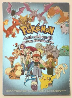 1999 Topps Pokemon Series 1 TV Animation Checklist Foil Blue Logo EXC - Image 2