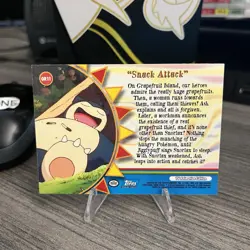 2000 Topps Pokemon TV Animation Series 3 #OR11 Snack Attack Blue Label Snorlax - Image 2