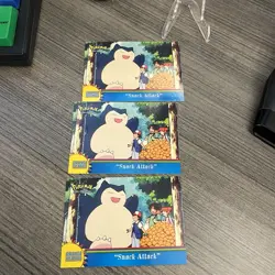 2000 Topps Pokemon TV Animation Series 3 #OR11 Snack Attack Blue Label Snorlax - Image 3