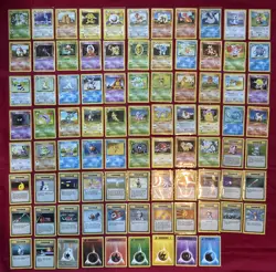 Base Set Unlimited Pokemon Cards X86 Vintage Good-Excellent Condition (P22) - Image 1
