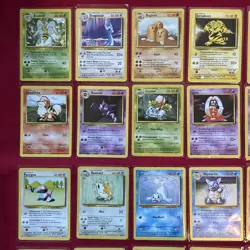 Base Set Unlimited Pokemon Cards X86 Vintage Good-Excellent Condition (P22) - Image 2