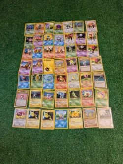 Vintage Pokemon Card Lot 49 Cards WOTC 1999-2001 Pikachu Eevee Neo - Image 1