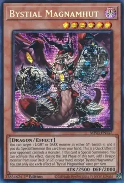 Yugioh! Bystial Magnamhut - MP23-EN157 - Prismatic Secret Rare - 1st Edition Nea - Image 1