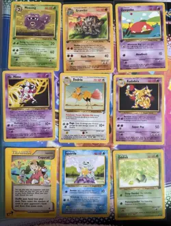 Pokemon Tcg English Vintage Cards Bundle Including First Editions & Holo & Rev - Image 1