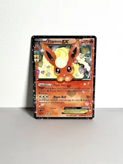 Pokemon TCG Generations Flareon EX Holo Rare Card RC6/RC32 Radiant Collection - Image 1