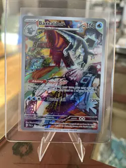 Pokemon TCG Baxcalibur Card 210/193 IR Sv02: Paldea Evolved 2023 - Image 3