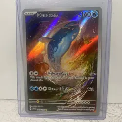 Pokemon TCG Dondozo Illustration Rare Card Scarlet & Violet 207/198 NM Mint - Image 1