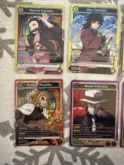 DEMON SLAYER UNION ARENA TCG Lot Of 17 Cards 9 SR & 8 AP Cards! - Image 3