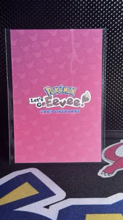 Eevee Vaporeon Poncho Cracked Ice Pokemon Let's Go Eevee Card Database NM - Image 2