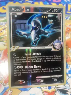 Absol G 1/147 Reverse Holo Rare Platinum Supreme Victors Pokemon Card - Image 2