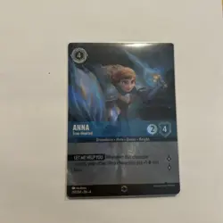 Disney Lorcana TCG Ursula's Return, Anna True-Hearted, Enchanted Card 217/204 - Image 2