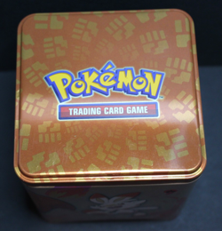 2022 Pokemon Trading Card Game Fire Stacking Tin ONLY, Empty - Image 5