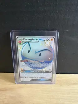 Pokemon TCG Electrode GX Holo Shiny Vault Ultra Rare Card SV57/SV94 Hidden Fates - Image 1