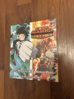 My Hero Academia Collectible Card Game 2 Player Rival Box Izuku v Katsuki SEALED - Image 1