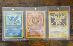 Moltres, Articuno, Zapdos Holos Pokemon Card Set - Image 1