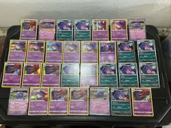 (30) Gengar CARDS LOT VTG HOLO STAMP VTG Reverse Rare Halloween Stamp - Image 1