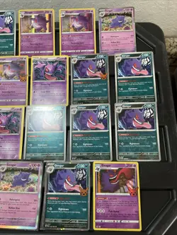 (30) Gengar CARDS LOT VTG HOLO STAMP VTG Reverse Rare Halloween Stamp - Image 4