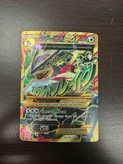 Pokemon TCG Mega-Rayquaza-EX Ancient Origins Holo Card 98/98 Full Art Ultra Rare - Image 1