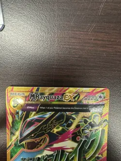 Pokemon TCG Mega-Rayquaza-EX Ancient Origins Holo Card 98/98 Full Art Ultra Rare - Image 2