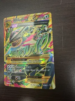 Pokemon TCG Mega-Rayquaza-EX Ancient Origins Holo Card 98/98 Full Art Ultra Rare - Image 4