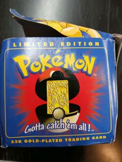 Pokemon 23k Gold Charizard Trading Card with Pokeball 1999 Sealed Never Opened - Image 2