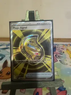 Mega Signal 171/132 Mega Evolutions Ultra Rare Full Art Pokemon Card Near Mint - Image 1