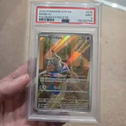 Pokemon Card - Mimikyu 075 Black Star Promo ETB Paldean Fates - PSA 9 - Image 3