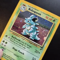 Pokemon Card - Nidoqueen 12/130 Base Set 2 Holo Rare WOTC - NM/EX - Image 2