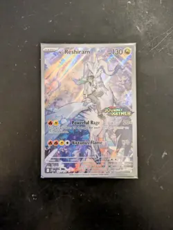 Stamped N's Reshiram EX Pokemon Card (Journey Together Set, 167/159, NM) - Image 1