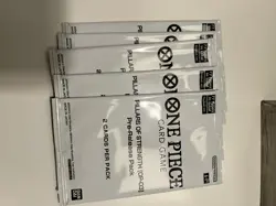 One Piece Card Game NEW/SEALED - Pillars Of Strength OP03 Rare Pre-Release Packs - Image 1