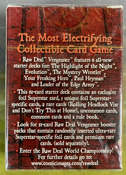 WWE: Raw Deal Mystery Wrestler 61-Card Starter deck Vengeance - Image 2