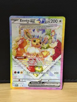 Prismatic Evolutions Eevee EX 174 Promo Card Super Premium Collection - Image 1