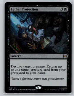 Magic: The Gathering - Spider-Man - Lethal Protection - Foil Rare - Image 1