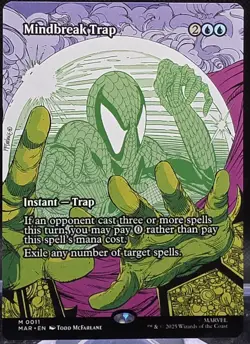 Mindbreak Trap #11 Marvel's Spider-Man Borderless Regular Mythic - Image 1