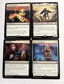 Exquisite Blood, Drana, Liberator of Malakir, New Blood, Glass-Cast Heart Miss P - Image 1