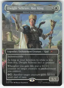 Dwight Schrute, Hay King Heliod, Sun-Crowned 2165 M MTG SL NM - Image 1