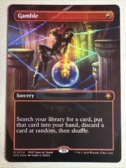 MTG / Gamble / SPG / #24 / FOIL (Borderless) / Mythic / NM - Image 1