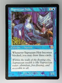 MTG Magic the Gathering Saprazzan Heir (99/350) Mercadian Masques LP - Image 1