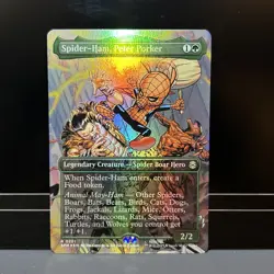 Spider-Ham, Peter Porker (Borderless) Marvel's Spider-Man Foil MTG NM - Image 1