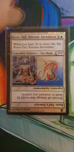 MTG - Rune-Tail, Kitsune Ascendant - Foil, Mystery Booster - Image 1