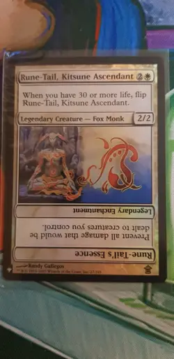 MTG - Rune-Tail, Kitsune Ascendant - Foil, Mystery Booster - Image 2