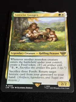 1x Samwise Gamgee - Universes Beyond: Lord of the Rings LTR Magic MTG - Image 1