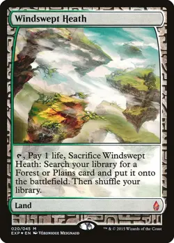 MTG Windswept Heath Battle for Zendikar - Expeditions 020/045 Foil Mythic - Image 1