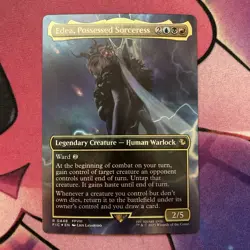 Edea, Possessed Sorceress 448 Borderless Foil Commander Final Fantasy Rare MTG - Image 1