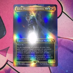 Edea, Possessed Sorceress 448 Borderless Foil Commander Final Fantasy Rare MTG - Image 2
