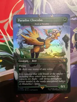Paradise Chocobo - Birds of Paradise (Borderless) Commander: Final Fantasy Foil - Image 1