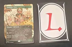 Llanowar Elves Secret Lair: An Encyclopedia of Magic MTG Regular Near Mint - Image 1