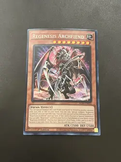 Regenesis Archfiend - ALIN-EN016 - NM - 1st Edition - Secret Rare - Yu-Gi-OH! - Image 1